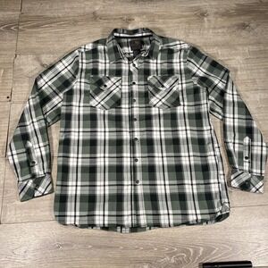 5.11 Tactical Shirt Mens Large Flannel Peak Long Sleeve RAPIDraw Cotton Twill